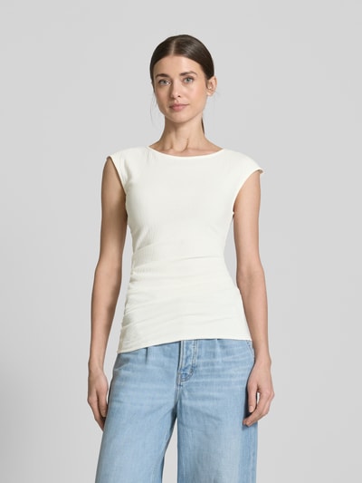 MAX&Co. T-shirt z krótkimi rękawami model ‘SFOGLIA’ Biały 4