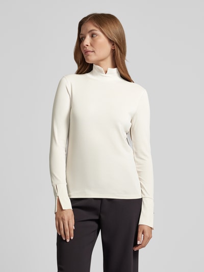 Marc Cain Longsleeve mit Stehkragen Ecru 4