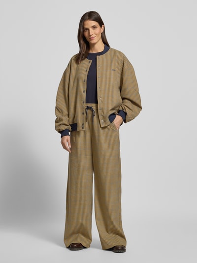 Gestuz Stoffhose mit elastischem Bund Modell 'chicca' Camel 1