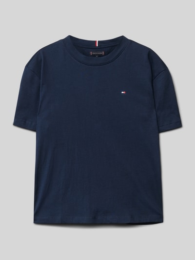 Tommy Hilfiger Kids T-Shirt mit Logo-Stitching Marine 1