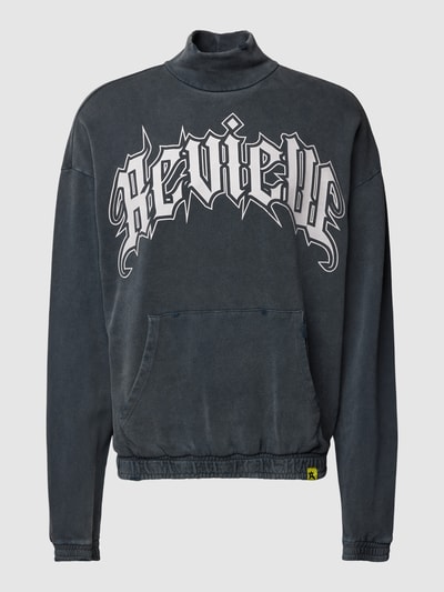 REVIEW Sweatshirt met TECHNO GRUNGE-logo Zwart - 2