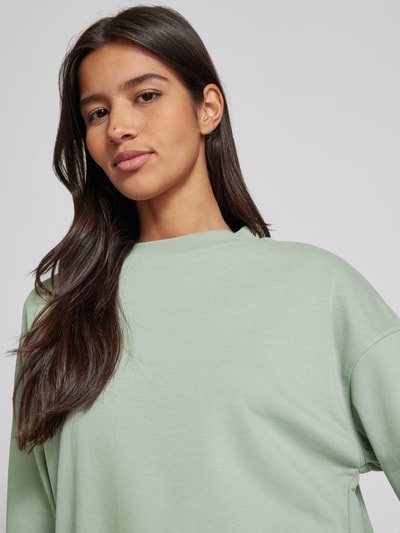 QS Sweatshirt met ronde hals Lichtgroen - 3