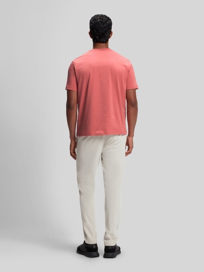 BOSS Green Regular Fit T-Shirt aus Baumwollmix Pink 5
