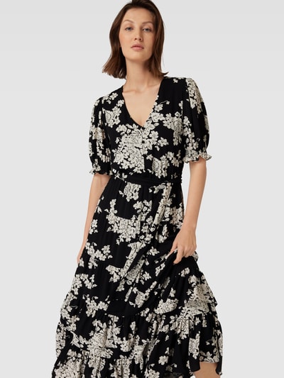 Lauren Ralph Lauren Sukienka koszulowa z wzorem na całej powierzchni Czarny 3