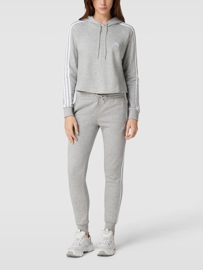 ADIDAS SPORTSWEAR Sweatpants met labelstitching Lichtgrijs gemêleerd - 1