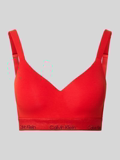 Calvin Klein Underwear Bralette met elastische band met logo Rood - 1