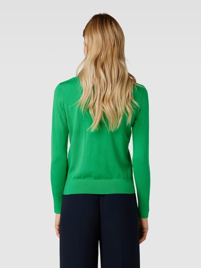 Esprit Gebreide pullover met V-hals Appeltjesgroen - 5