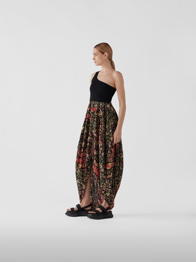 Etro Maxikleid mit One-Shoulder-Träger Black 4