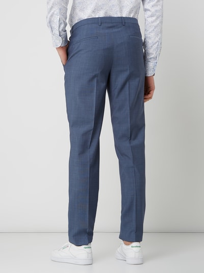 HUGO Regular fit pantalon van scheerwol, model 'Simmons' Blauw - 5