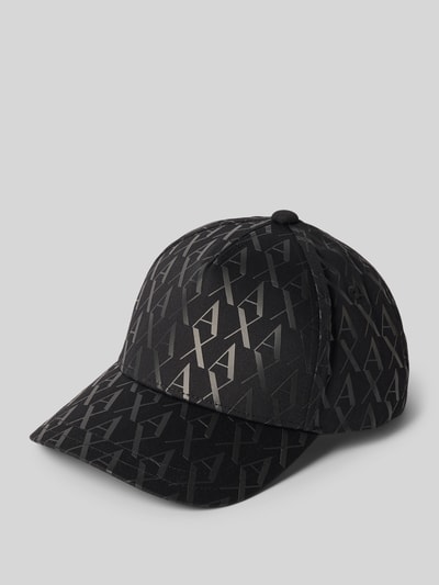 ARMANI EXCHANGE Basecap mit Logo-Muster Dunkelgrau 1