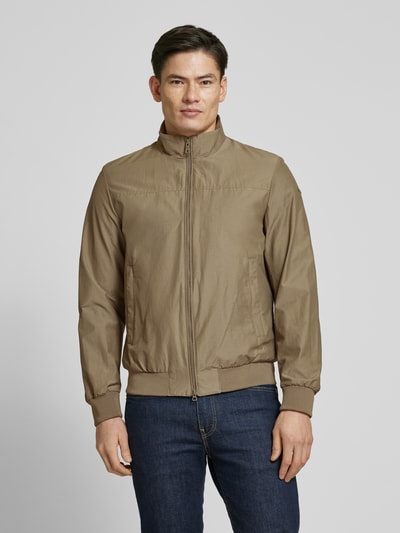 Geox Blouson mit Zweiwege-Reißverschluss Oliv 4