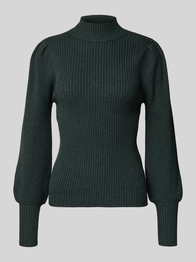 Only Regular Fit Strickpullover aus Viskose-Mix Modell 'KATIA' Dunkelgruen 2