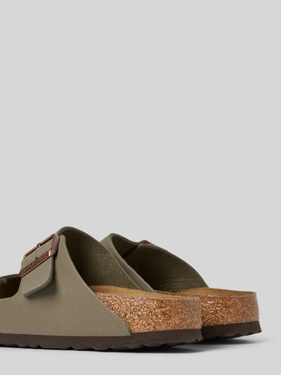 Birkenstock Sandalen mit Dornschließe Modell 'Arizona' Stein 2