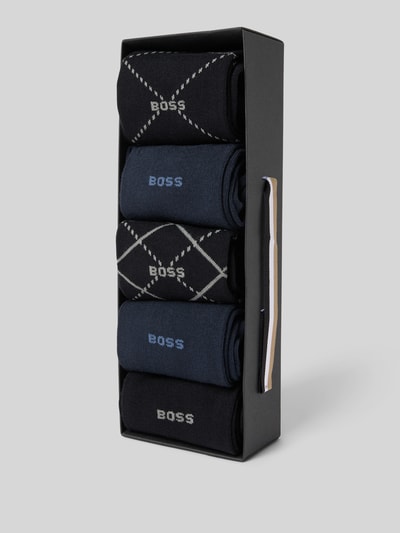 BOSS Socken aus Baumwoll-Mix im 5er-Pack Marine 3