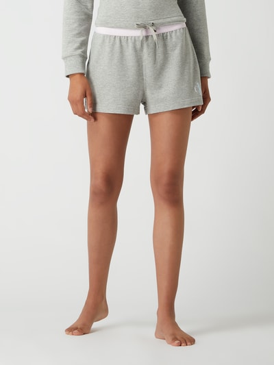 CK One Pyjama-Shorts mit Stretch-Anteil Silber Melange 4