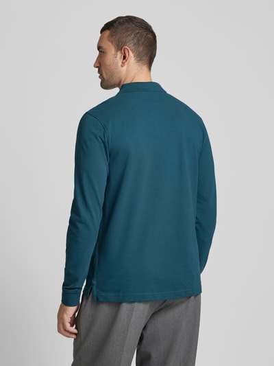 MCNEAL Regular Fit Poloshirt mit Label-Stitching Petrol 5