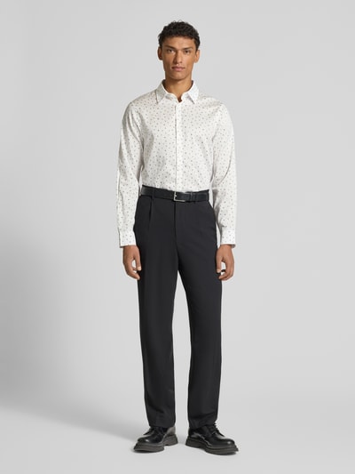 ARMANI EXCHANGE Freizeithemd mit Knopfleiste Modell 'CAMICIA' Weiss 1