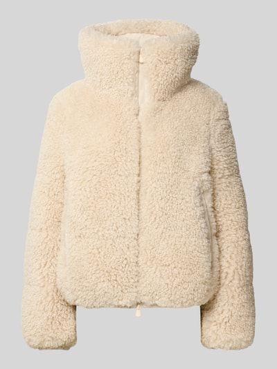 Save The Duck Kurtka o kroju regular fit z futerka model ‘Kennie’ Beżowy 2