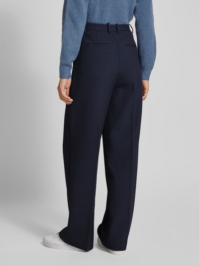 Tommy Hilfiger Straight Leg Stoffhose mit fixierten Bügelfalten Marine 5