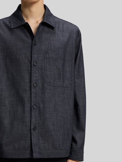 HUGO Oversized Fit Jeanshemd aus reiner Baumwolle Modell 'Ejiri' Jeansblau 6