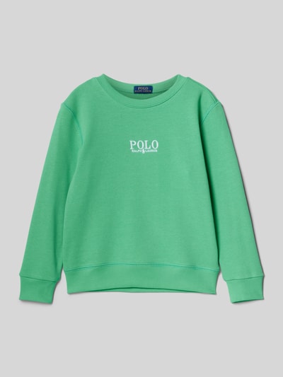 Polo Ralph Lauren Kids Sweatshirt met labelstitching Groen - 1