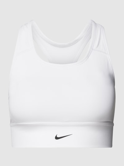 NIKE TRAINING Stanik z nadrukiem z logo Biały 2