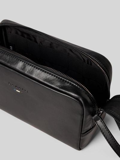 bugatti Kulturbeutel mit Label-Detail Modell 'Romeo' BLACK 4