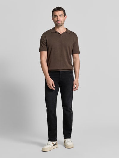 Christian Berg Men Comfort Fit Jeans mit Eingrifftaschen Black 1