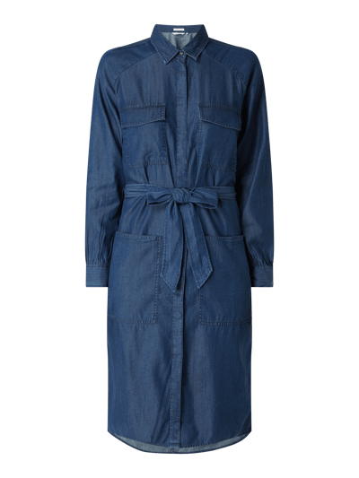 Tom Tailor Blusenkleid in Denim-Optik Jeansblau 2