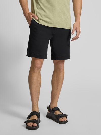 BOSS Orange Regular fit sweatshorts van puur katoen Zwart - 4