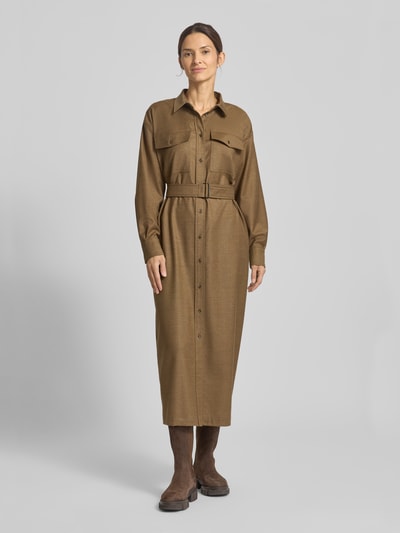 Weekend Max Mara Midikleid aus Schurwoll-Mix Modell 'STEMMA' Hazel 1