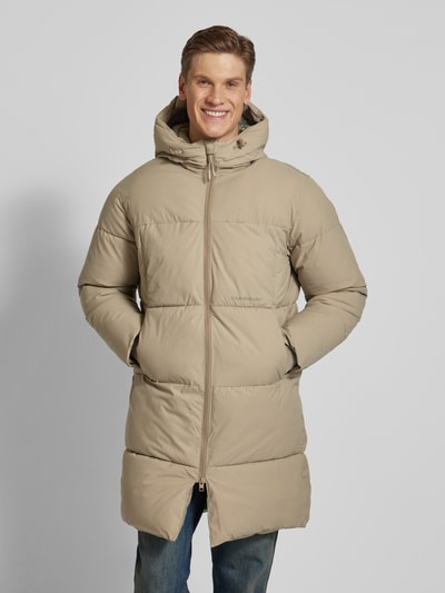 Jack & Jones Steppmantel mit Kapuze Modell 'VESTERBRO' Khaki 4