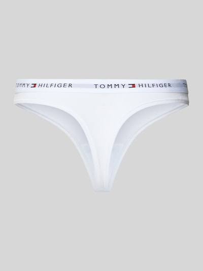 TOMMY HILFIGER String van katoen  Wit - 3