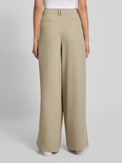 Drykorn Hose mit weitem Bein und Eingrifftaschen Modell 'BROAD' Sand 5