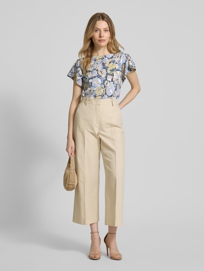 Lauren Ralph Lauren T-shirt met boothals, model 'EDBERT' Blauw - 1