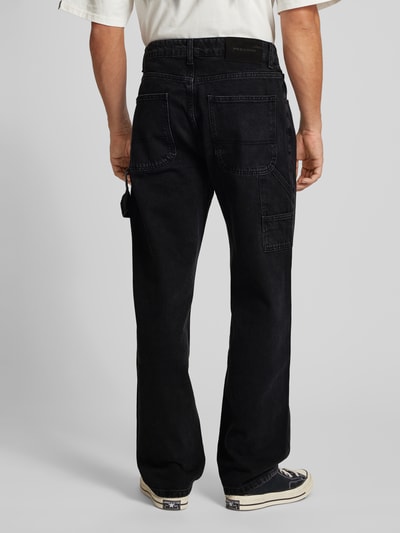 Pegador Baggy fit jeans in 5-pocketmodel, model 'DAULE' Zwart - 5