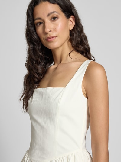 Jake*s Cocktail Cocktailkleid mit Karree-Ausschnitt Offwhite 3