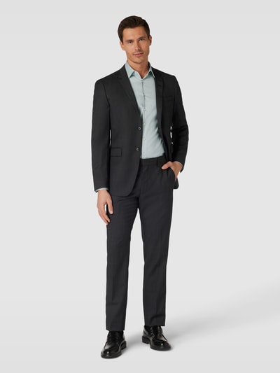 Jake*s Slim Fit Business-Hemd mit Kentkragen Lind 1