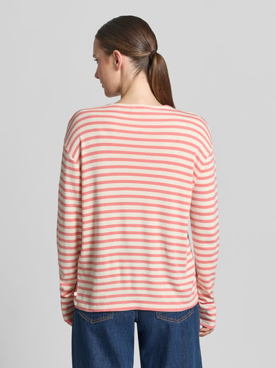 Closed Longsleeve im Allover-Look mit Rundhalsausschnitt Rose 5