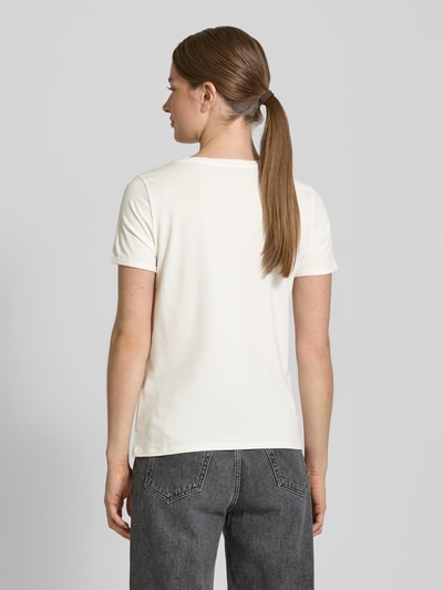 More & More T-Shirt mit Motiv- und Statement-Print Offwhite 5