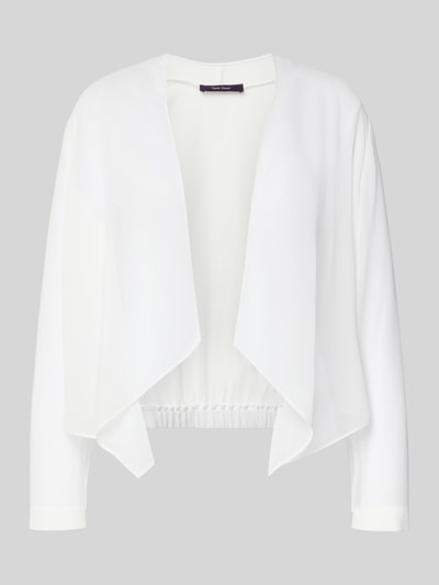 Produktfoto, Jacke aus Chiffon in offener Passform van Vera Mont, wit, vloeiende semi-transparante stof, ruglengte maat 36: 46 cm