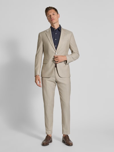 BOSS Regular fit zakelijk overhemd met 1/2-mouwen, model 'Joe' Marineblauw - 1