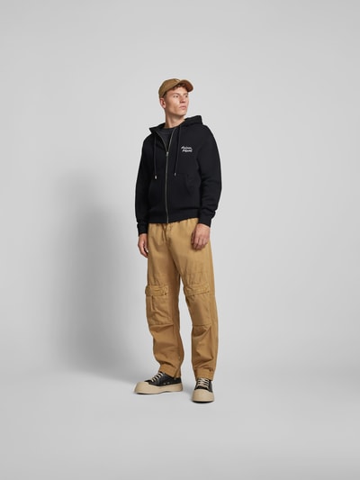 MAISON KITSUNE Sweatjacke mit Kapuze Black 1