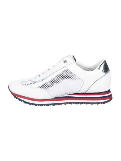 Tommy Hilfiger Sneaker 'Corporate Flag' mit Meshbesatz Weiss 4