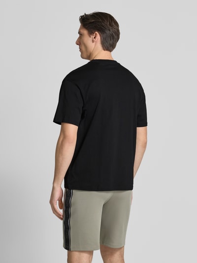 Guess Activewear T-Shirt mit Label-Print Modell 'SURON' BLACK 5