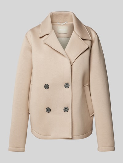 Amber & June Jacke mit Reverskragen Beige 2