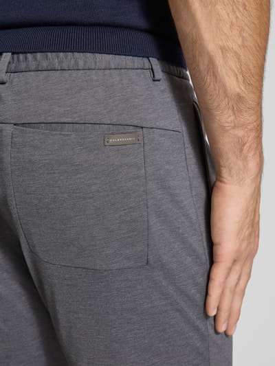 Baldessarini Tapered Fit Bundfaltenhose mit Tunnelzug Modell 'Cross-1' Silber Melange 3