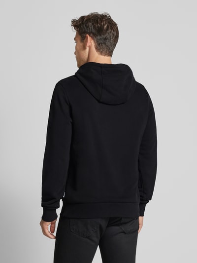 Mazine Hoodie mit Label-Stitching Modell 'Burwood' Black 5