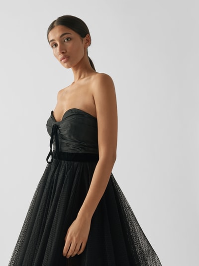 Philosophy di Lorenzo Ser Cocktailkleid mit Schluppe Black 3