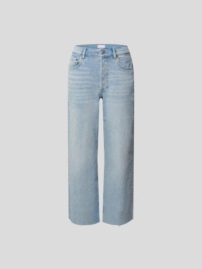 Boyish Culotte mit Denim-Finish Hellblau 2